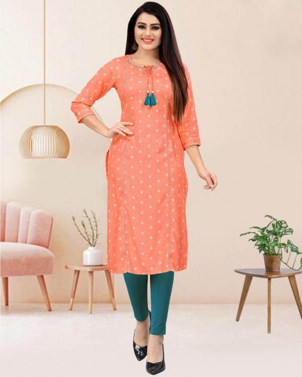 Trendy Printed 101 Casual Wear Jaipuri Printed Kurti Collection